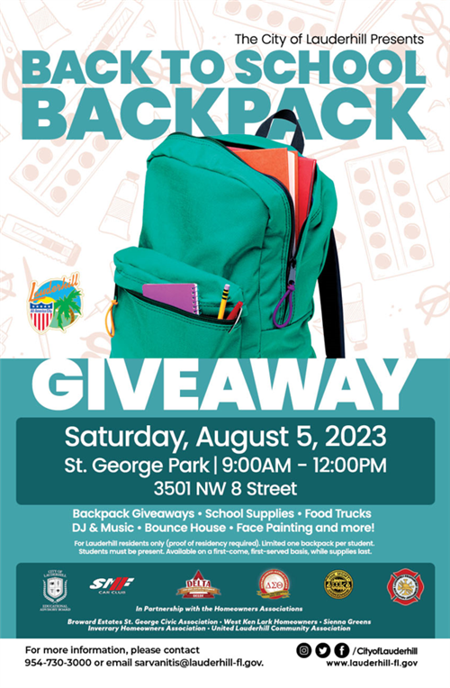 BackTo School Backpack Giveaway